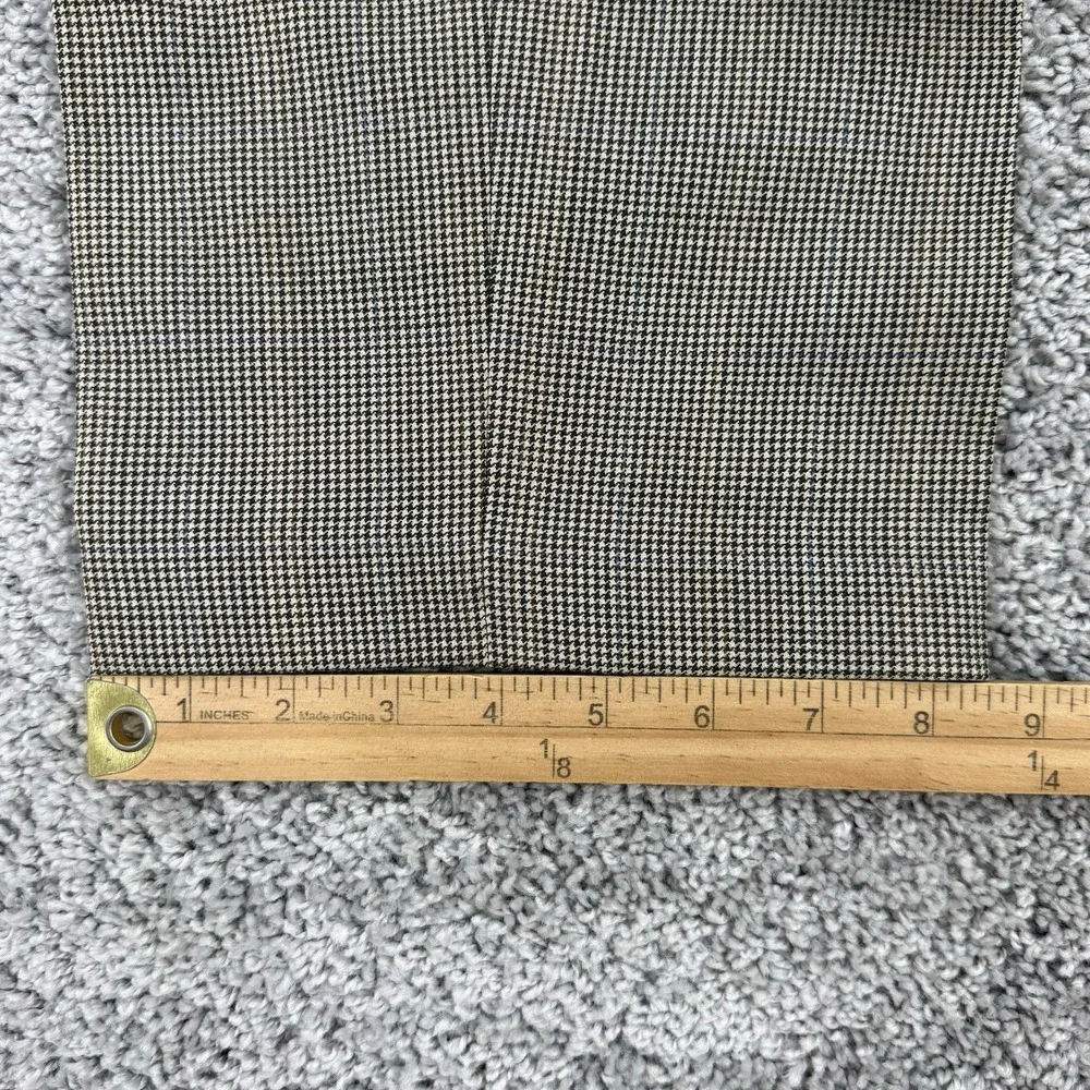 Hart Schaffner Marx Pants Men 38 NWT Comfort Plus 100% Worsted Wool Houndstooth